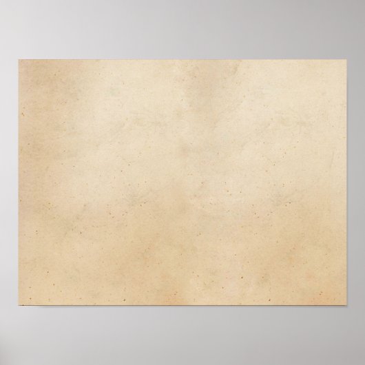 ヴィンテージ紙アンティークパーチメント空白のテンプレート ポスター (正面)