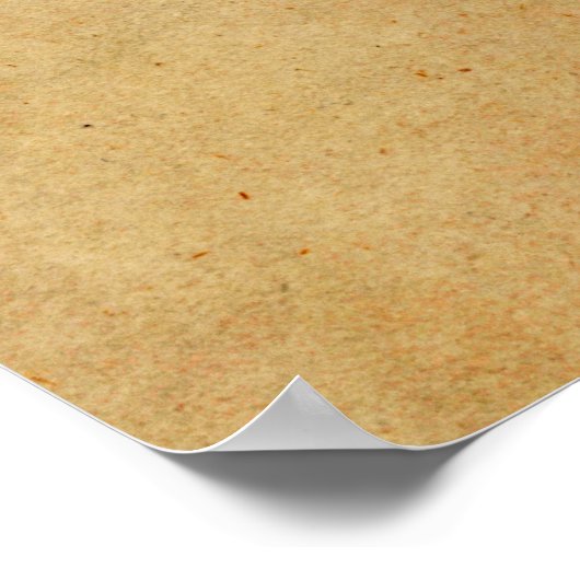 ヴィンテージ紙アンティーク金ゴールド処理の背景 ポスター (角)