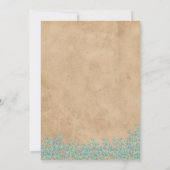 ヴィンテージ紙クラフト日付の保存 ノートカード (裏面)