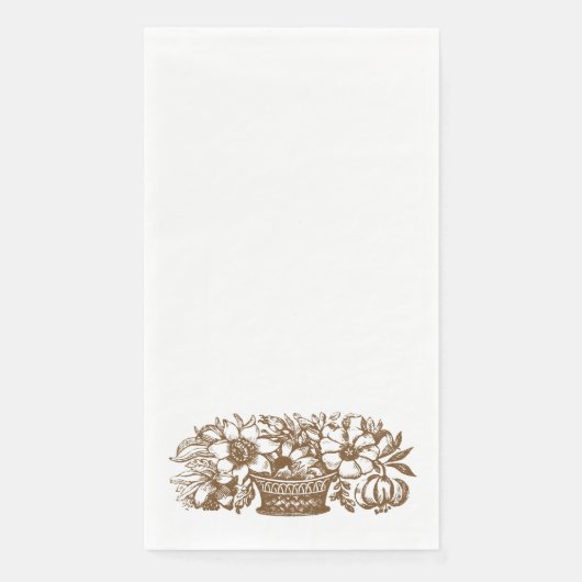 ヴィンテージ紙ゲストタオル (正面)