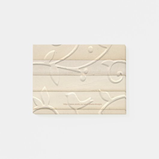 ヴィンテージ紙ストリップエンボス ポストイット (正面)