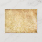 ヴィンテージ紙スワーズテーブル座席表 プレイスカード (裏面)