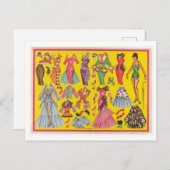 ヴィンテージ紙セットはがき ポストカード (正面/裏面)