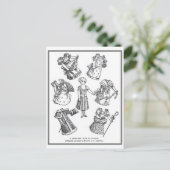 ヴィンテージ紙ハガキ ポストカード (スタンド正面)