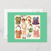 ヴィンテージ紙ハガキ ポストカード (正面/裏面)