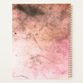 「ヴィンテージ紙パーソナライズされた」 プランナー手帳 (裏面)