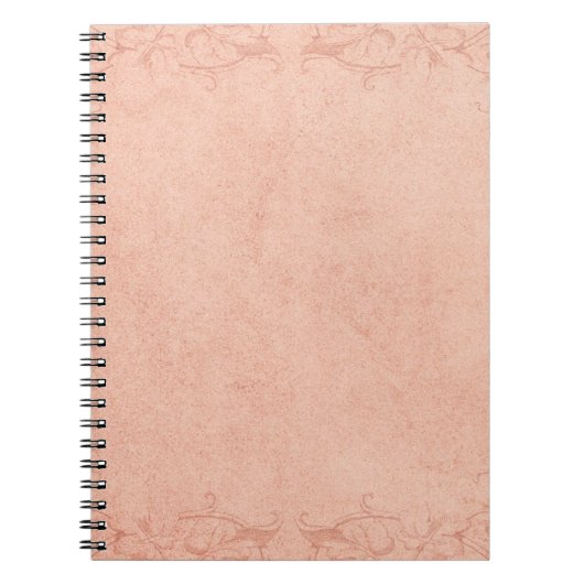 ヴィンテージ紙フレームオーナメント ノートブック (正面)