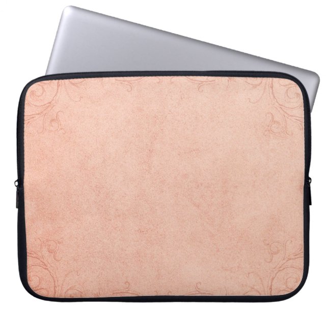 ヴィンテージ紙フレームオーナメント ラップトップスリーブ (正面)