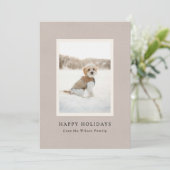 ヴィンテージ紙ペット肖像写真 シーズンカード (スタンド正面)