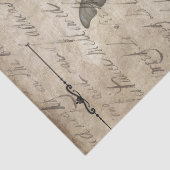 ヴィンテージ紙ポピー鍵バタフライギアドラゴンフライ 薄葉紙 (詳細)