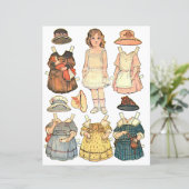 ヴィンテージ紙人形 (スタンド正面)