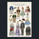 ヴィンテージ紙人形 ポスター<br><div class="desc">ヴィンテージ紙人形</div>