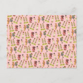 ヴィンテージ紙人形 ポストカード (正面)