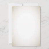 ヴィンテージ紙伝統的結婚式招待状 招待状 (裏面)