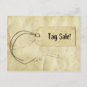 ヴィンテージ紙価格ラベル ポストカード (正面)