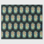 ヴィンテージ紙天使 ラッピングペーパー (フラット)