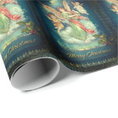 ヴィンテージ紙天使 ラッピングペーパー (ロールコーナー)