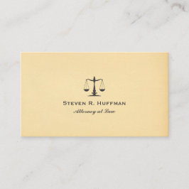 ヴィンテージ紙弁護士司法スケール 名刺