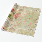 ヴィンテージ紙新聞 ラッピングペーパー (アンロールド)