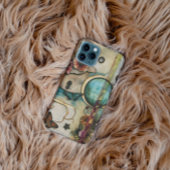 ヴィンテージ紙旅行をテーマにしたジャンクジャーナル Case-Mate iPhoneケース