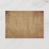 ヴィンテージ紙日付の保存 エンクロージャーカード (裏面)