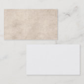 ヴィンテージ紙紙空白のテンプレート 名刺 (正面/裏面)