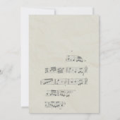 ヴィンテージ紙音結婚音 招待状 (裏面)