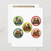 ヴィンテージ紙 (正面/裏面)