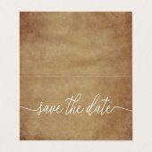 ヴィンテージ紙、写真の日付カードの保存 名刺 (外部フラット)