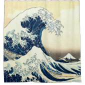 ヴィンテージ素晴らしが神奈川を離れる シャワーカーテン (正面)