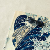 ヴィンテージ素晴らしが神奈川を離れる ビーチタオル (インサイチュ)