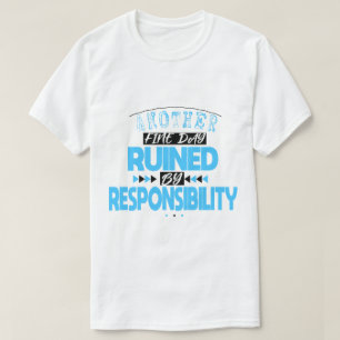 ヴィンテージ素晴らしが責任で台無し Tシャツ