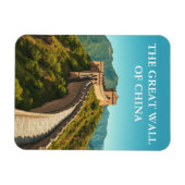 ヴィンテージ素晴らしの壁中国旅行土産 マグネット (横)