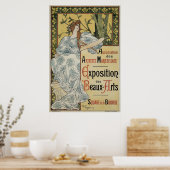 ヴィンテージ素晴らしアールヌーボー芸術展 ポスター (キッチン)