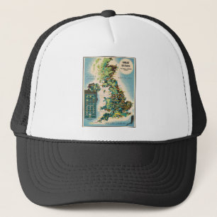 ヴィンテージ素晴らしイギリスリソースマップ キャップ