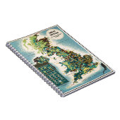 ヴィンテージ素晴らしイギリスリソースマップ ノートブック (右側)