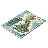 ヴィンテージ素晴らしイギリスリソースマップ ノートブック (左側)