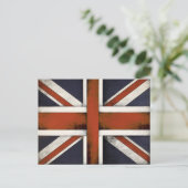 ヴィンテージ素晴らしイギリス旗 ポストカード (スタンド正面)