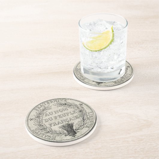 ヴィンテージ素晴らしシール コースター (側面)