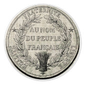 ヴィンテージ素晴らしシール セラミックノブ (正面)