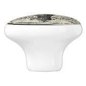 ヴィンテージ素晴らしシール セラミックノブ (側面)