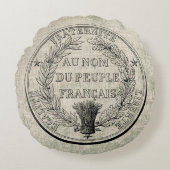 ヴィンテージ素晴らしシール ラウンドクッション (正面)