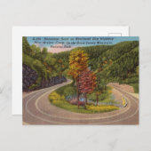 ヴィンテージ素晴らしスモーキーマウンテンズノースカロライナ ポストカード (正面/裏面)