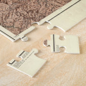 ヴィンテージ素晴らしスモークマウンテンズナショナルパークマップ ジグソーパズル (側面)