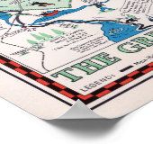 ヴィンテージ素晴らしスモークマウンテンズマップトラベル ポスター (角)