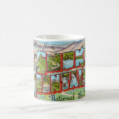 ヴィンテージ素晴らしスモーク山脈 コーヒーマグカップ (中央)