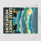 ヴィンテージ素晴らしスモーク山脈 ポストカード (正面)