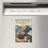 ヴィンテージ素晴らしトラベルの中国 マグネット (インサイチュ (食洗機))