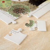 ヴィンテージ素晴らしバリアリーフのオーストラリアアネモネス ジグソーパズル (側面)