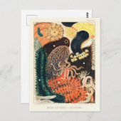 ヴィンテージ素晴らしバリアリーフトレパンまたはベチェ・デマー ポストカード (正面/裏面)